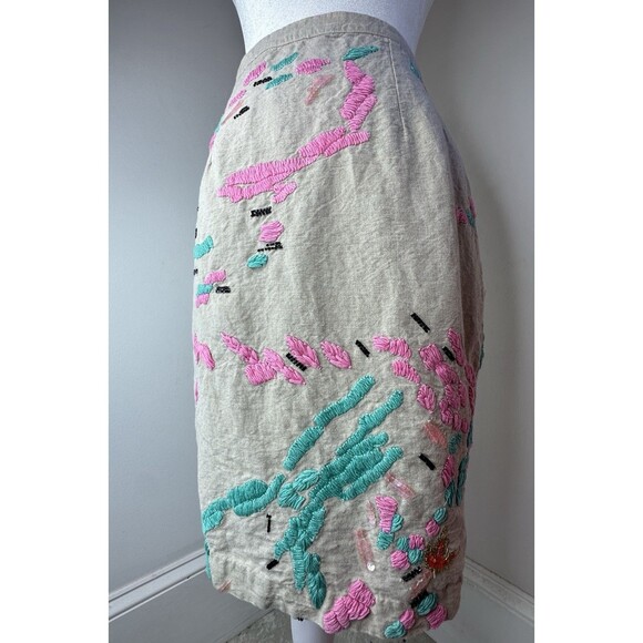 Anthropologie Albury Textured Pencil Skirt by Tracy Reese Sz. 2 See Description - Picture 9 of 16